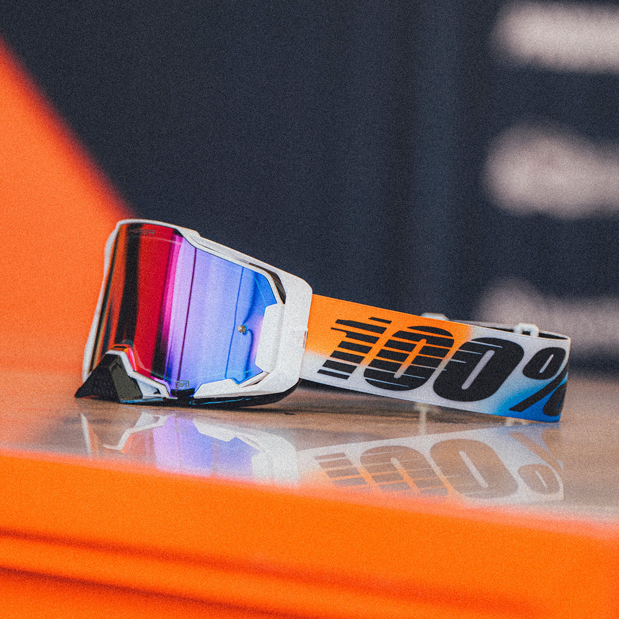 ARMEGA Goggle United HiPER Red/Blue Mirror Lens - Secondary