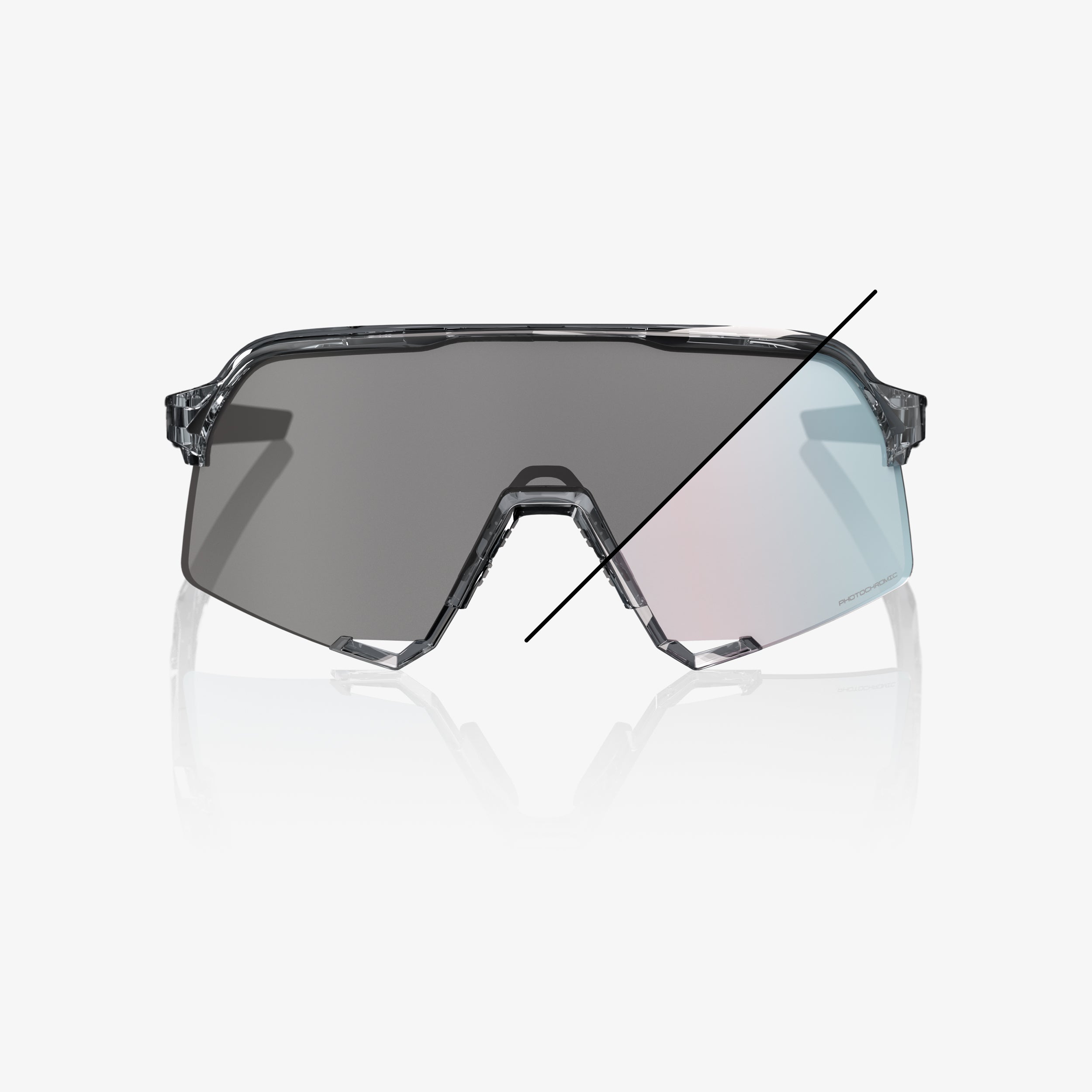 S3 - Polished Translucent Grey - Rose Gold Mirror Photochromic Lens - Secondary